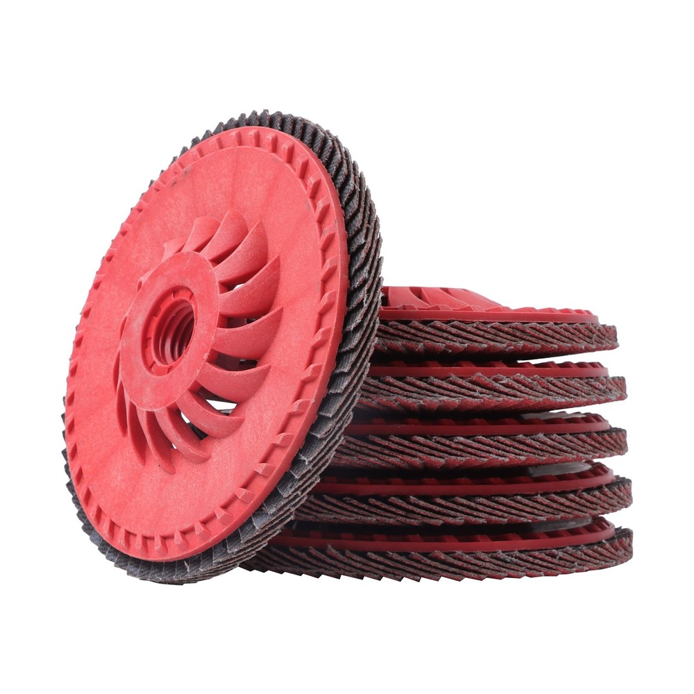 Type 29 Ceramic Grain Flap Sanding Discs 10 PCS 4-1/2" x 7/8" 80 Grits