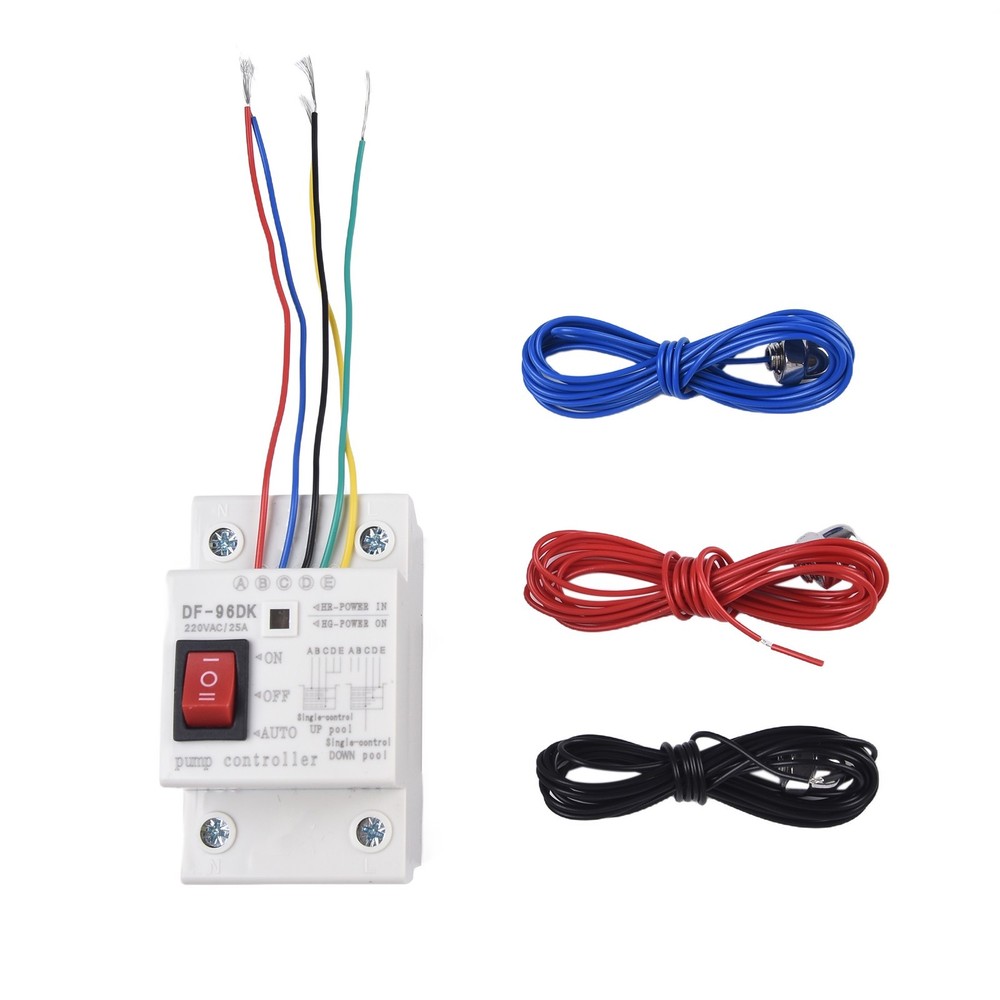 Efficient Water Pump Control Switch with Dual Modes and Indicator Lights