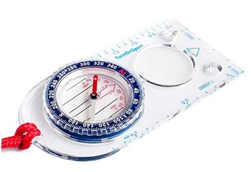 Orienteering Compass - Hiking Backpacking Compass | Advanced Scout Compass
