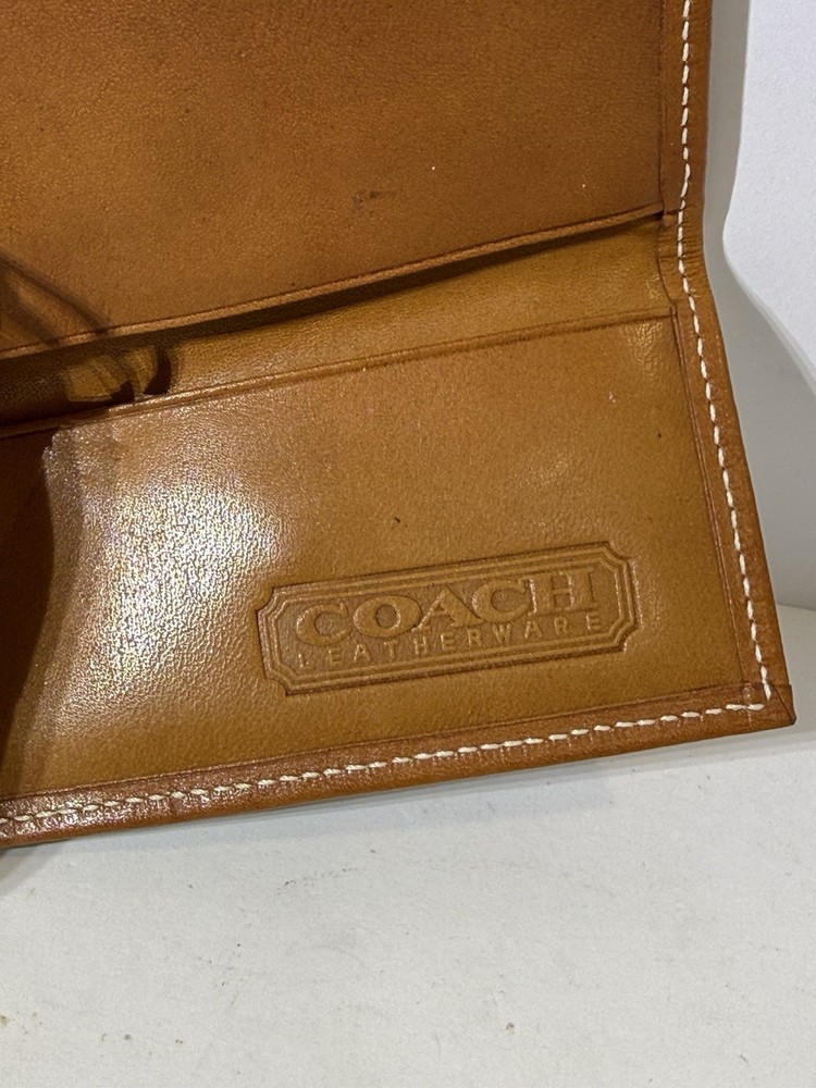 Vintage Coach leather key case organizer.