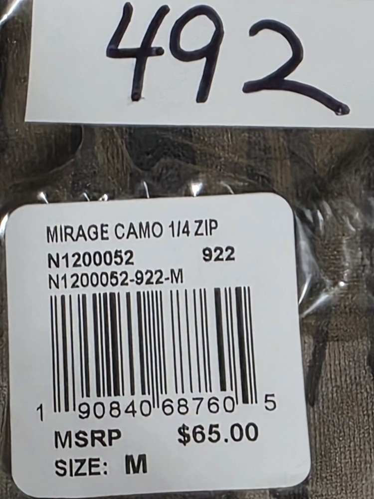 Nomad Men's Mirage 1/4 Zip, Performance Hunting Pullover Shirt