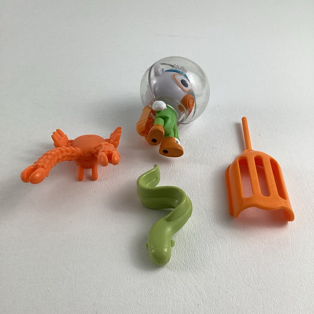 Fisher Price Octonauts Captain Barnacles Figure Sea Creature Crab Eel Accessory