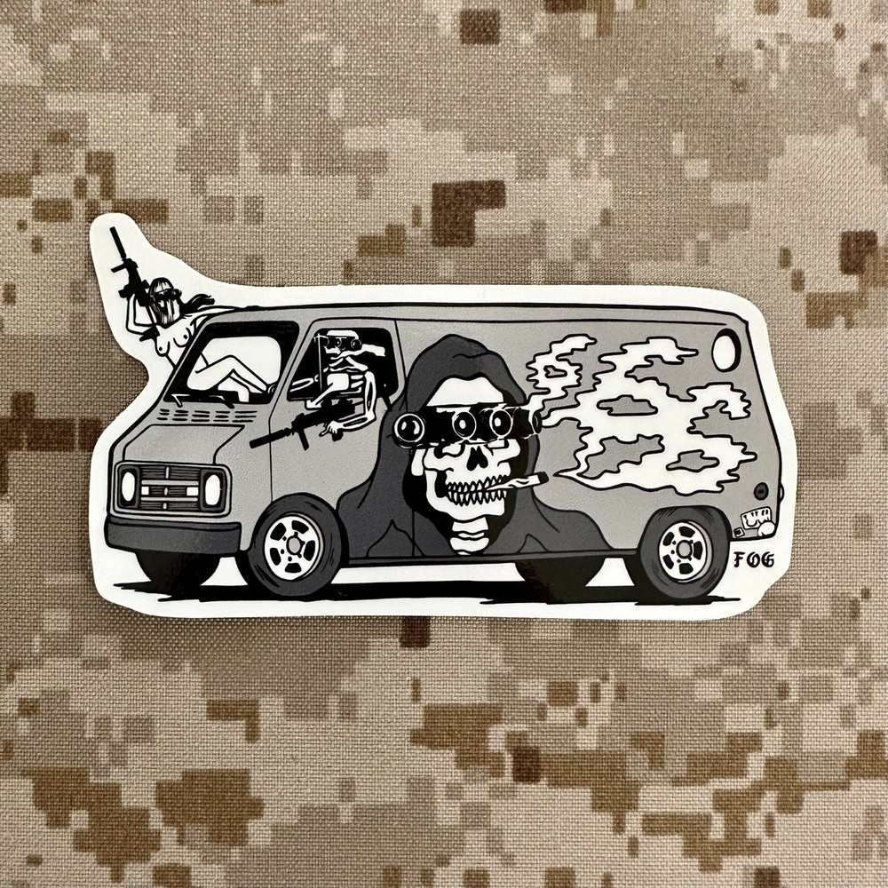 Forward Observations Group FOG Pano Rear View TMP Joy Ride Sticker Set