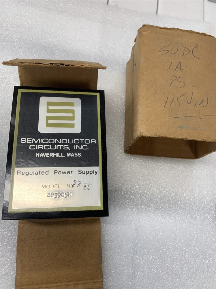 SEMICONDUCTOR CIRCUITS INC SP5905W Regulated Power Supply NEW
