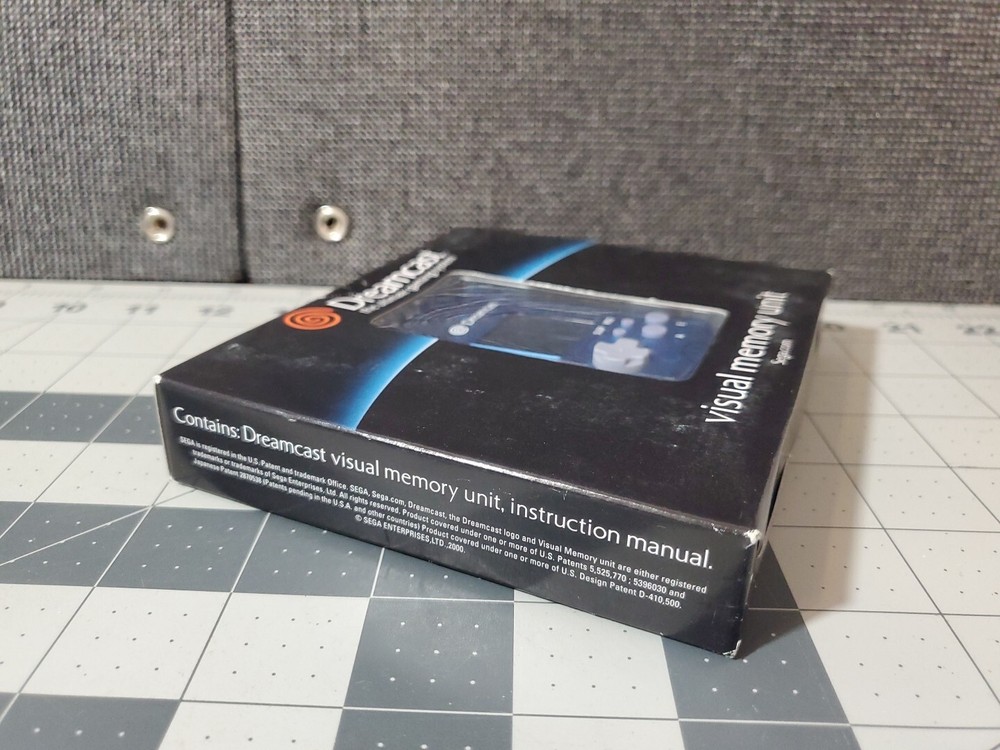 Sega Dreamcast Blue VMU Card (Visual Memory Unit) CIB Open Box NEW