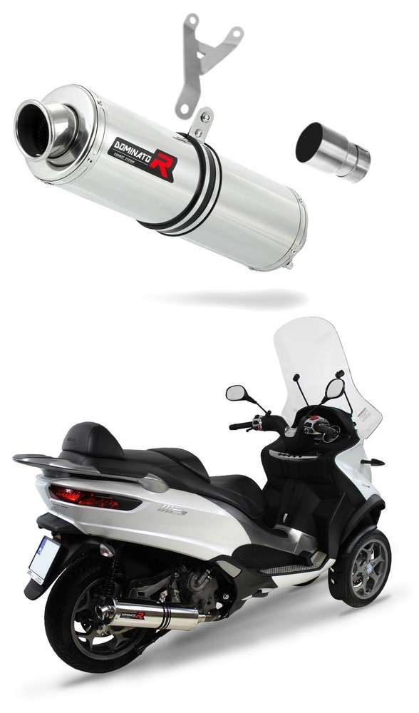 MP3 500 Exhaust Terminal Muffler ST DOMINATOR