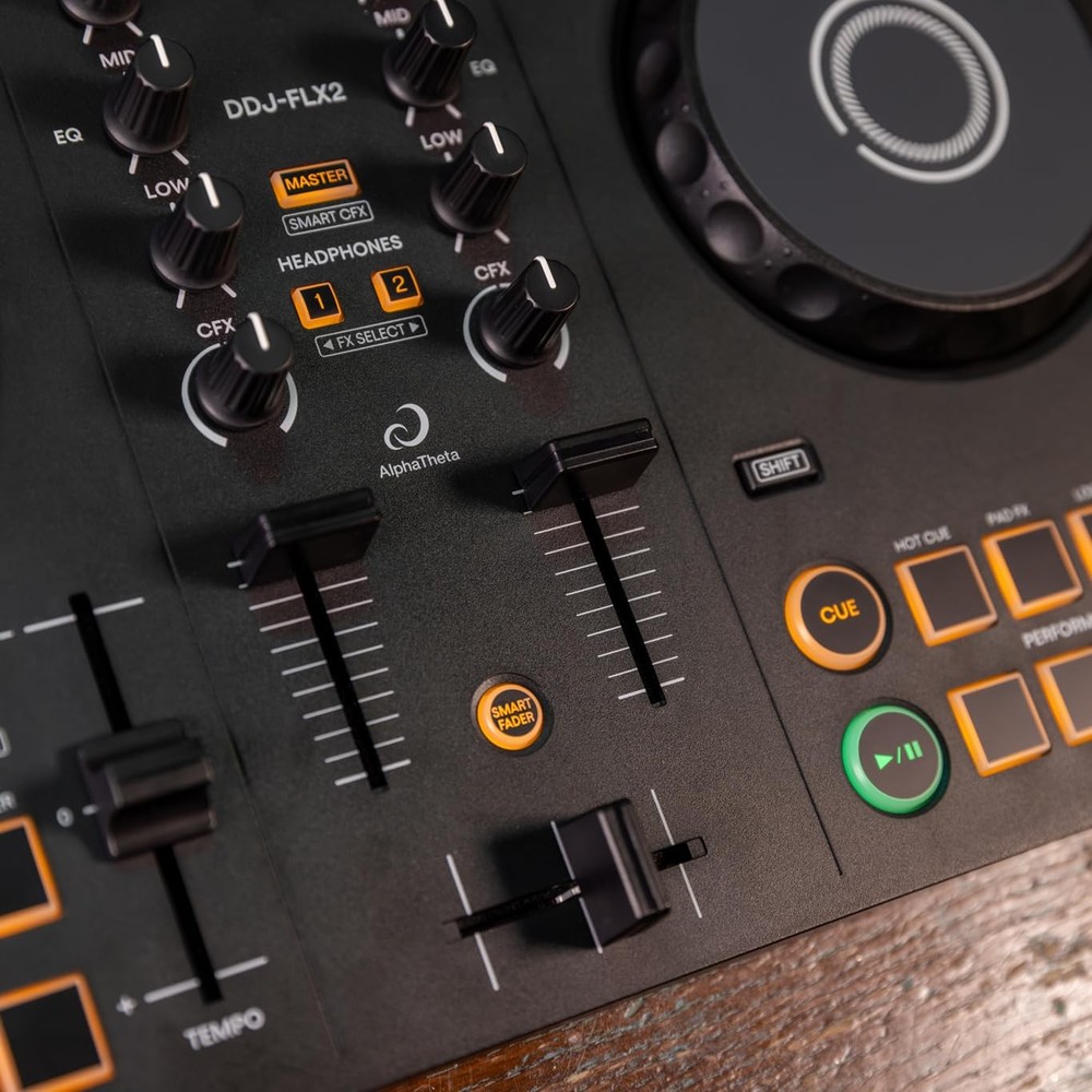 Pioneer DJ AlphaTheta DDJ-FLX2 Compact 2-Channel Controller black