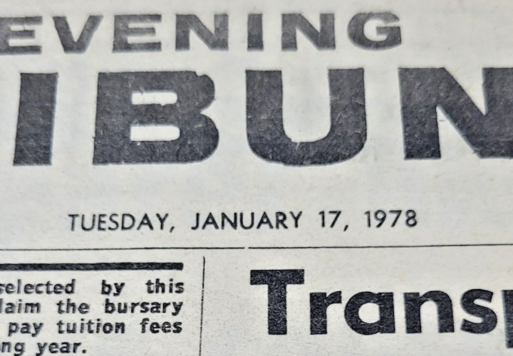 2 EVENING TRIBUNE NEWSPAPERS