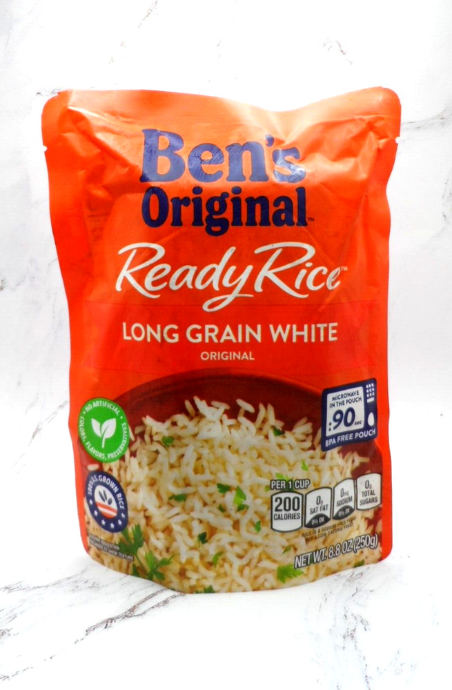 BEN'S Original Ready Rice LONG GRAIN WHITE Original Microwavable Exp. 04/25