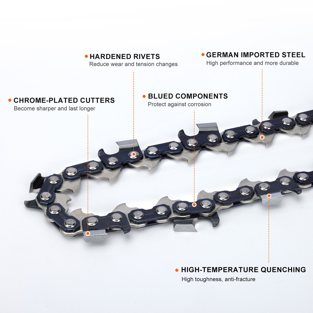 2X 20" Full Chisel Saw Chain for Echo CS590 Timberwolf Chainsaws Free Ship!