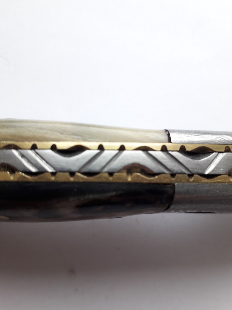 Handmade Folding Knife Damascus Steel