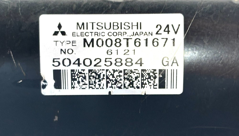 Mitsubishi M008T61671 24 V Starter, New