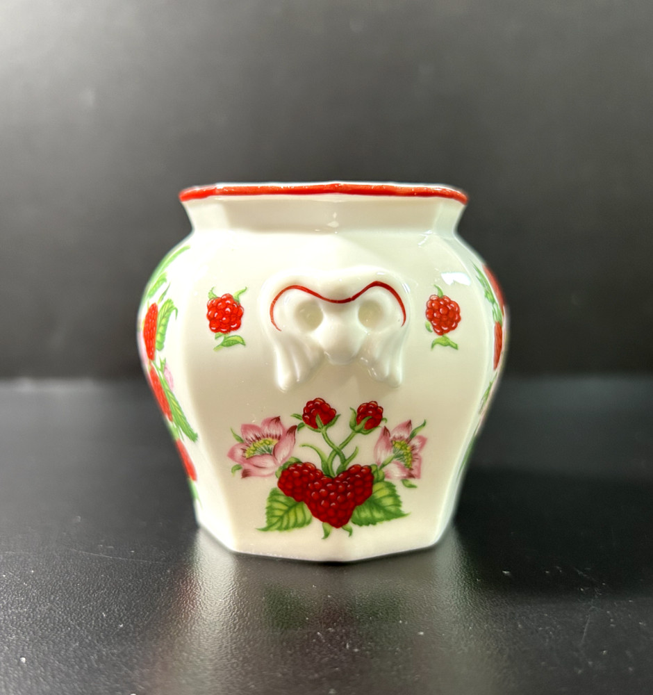 Lenox Vintage Jam Jar - Raspberry, no lid, 3 inch