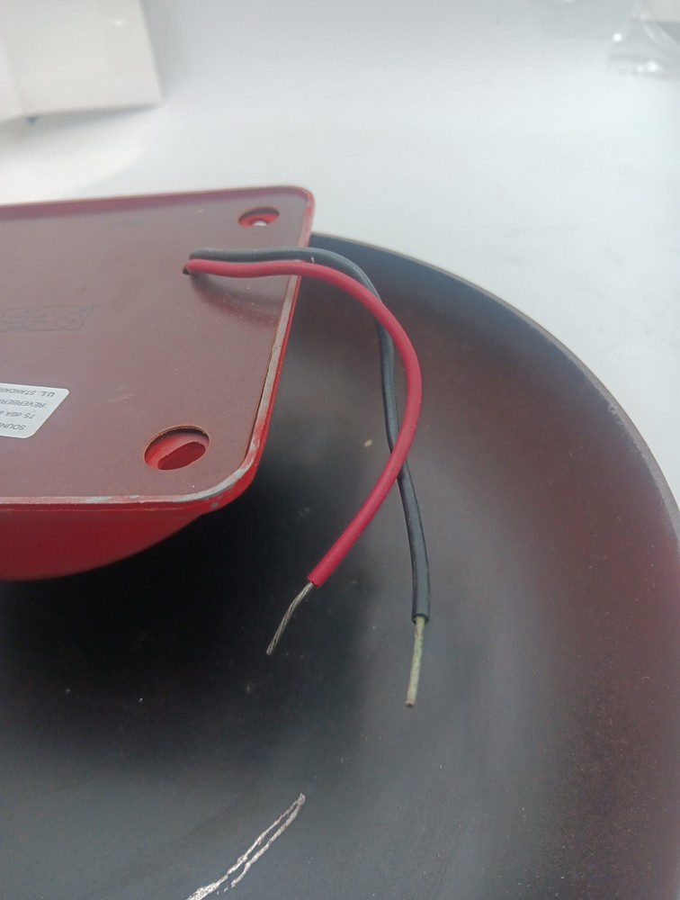 NEW Pyrotronics 10” Red Fire Alarm Bell BAC