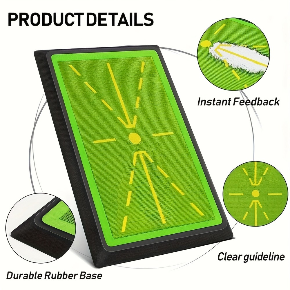 Golf Swing Training Mat-Instant Feedback for Swing Detection & Skill Improvement