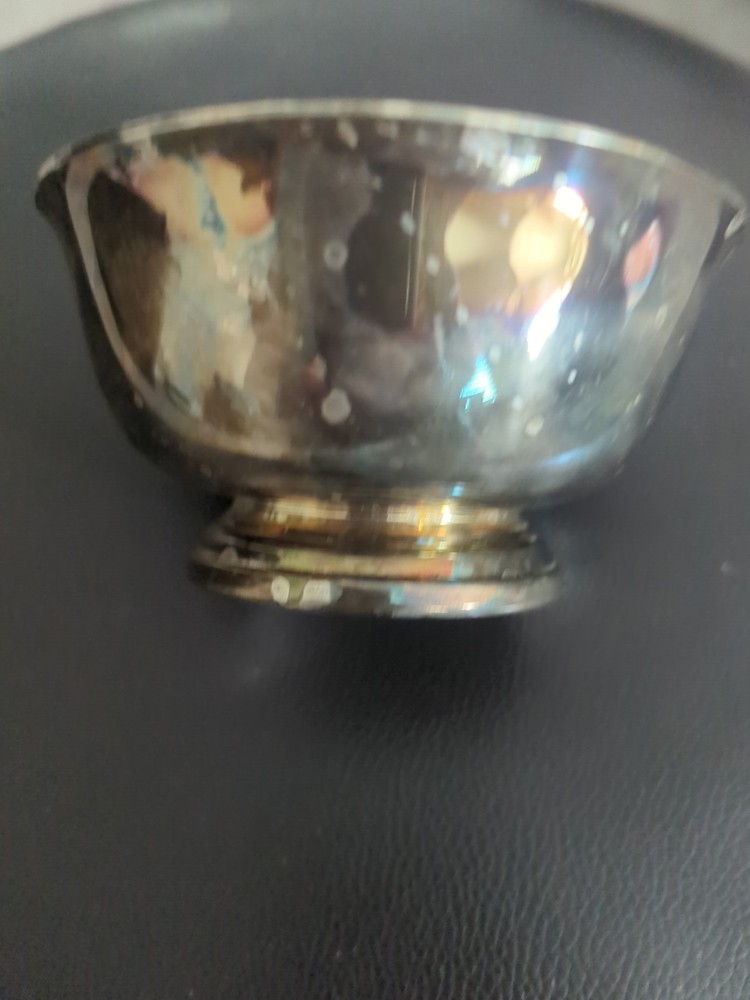 small silver bowl silver Plated