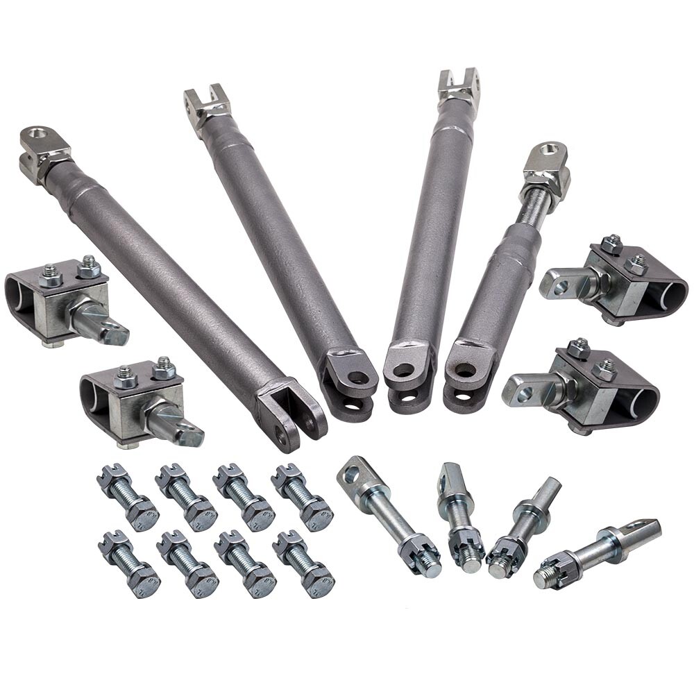 Sidecar Installation Kit 4x U-Clamp Frame Mount &4x I-Bolt Frame Mount &4x Strut