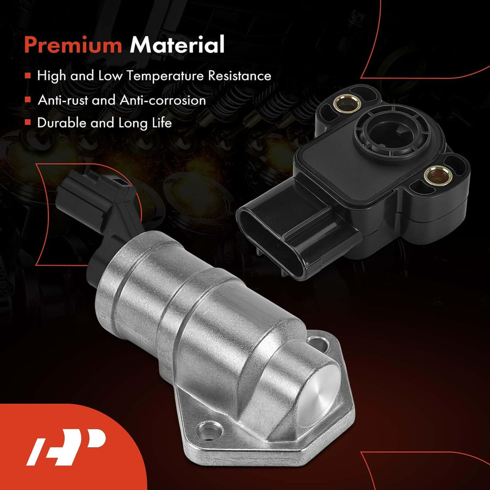 Idle Air Control Valve IAC + Throttle Position Sensor TPS Compatible with Ford E