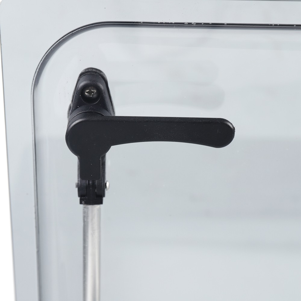 RV Caravan External Push Window Top Hinged Push-Out Ventilation Hatch 450x500mm