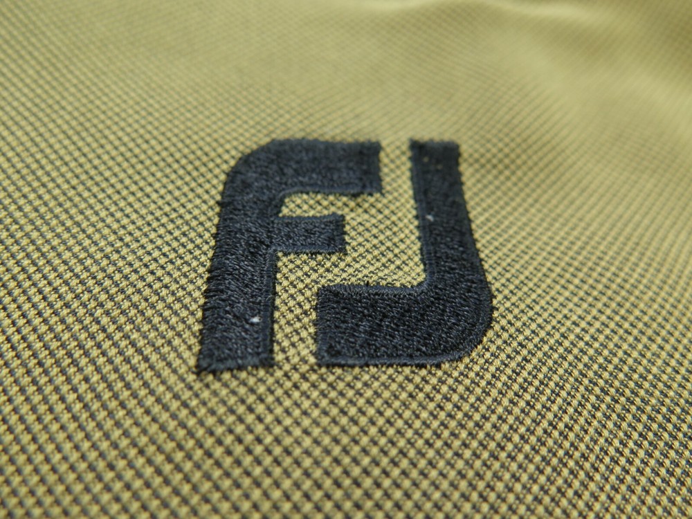 FootJoy Golf Men Rayon Blend Solid Brown Pullover Polo Windbreaker Jacket Medium