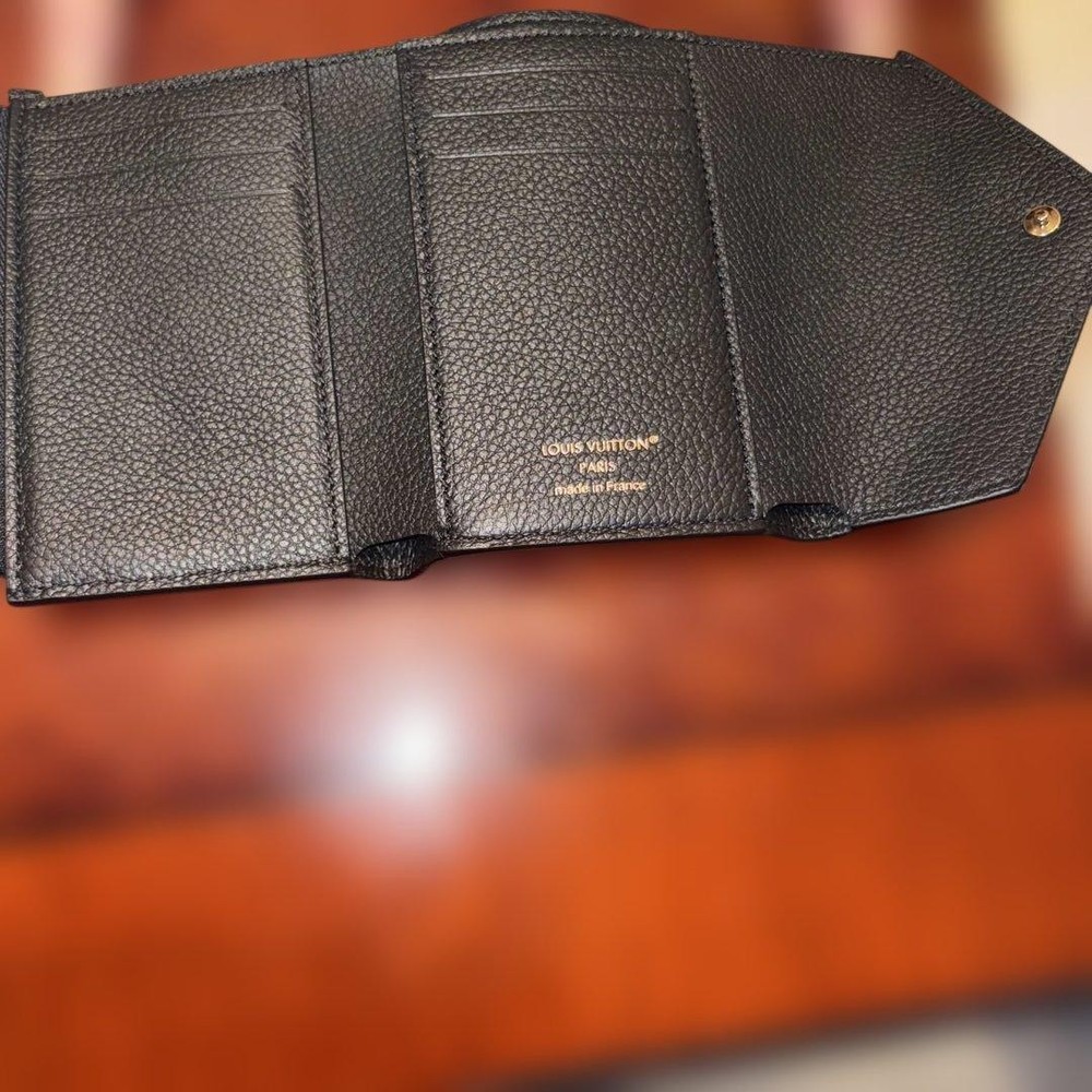 Louis Vuitton Black Tri-Fold Wallet