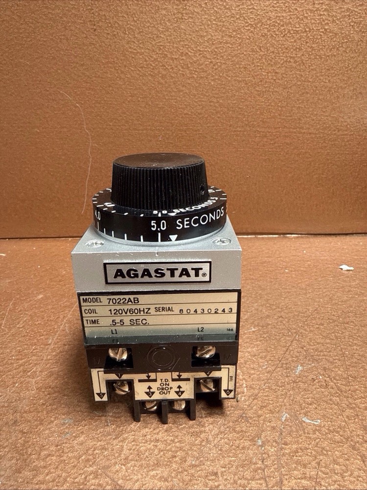 AGASTAT TIME DELAY RELAY 7022BC