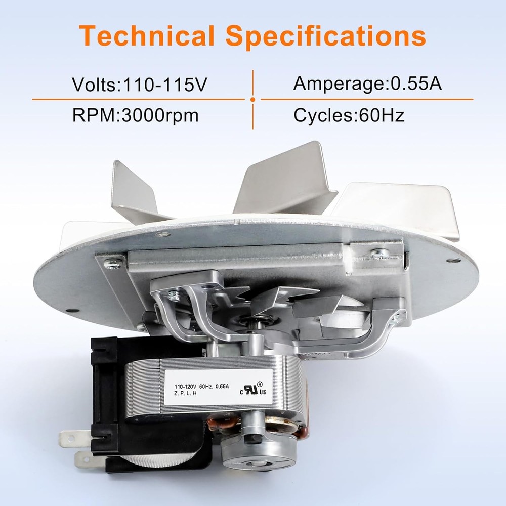 Criditpid Exhaust Fan Motor With Gasket with