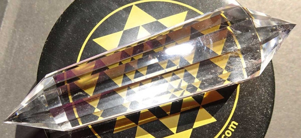 Clear Quartz Vogel 12-sided Crystal - v506