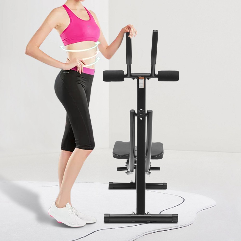 Fitness AB Machine Abdominal Workout Roller Slider Equipment Adjustable Training