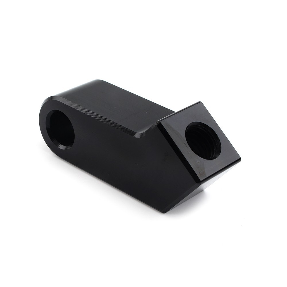 Black Headlight Mounting Block Bracket For Harley Custom Headlight Mount