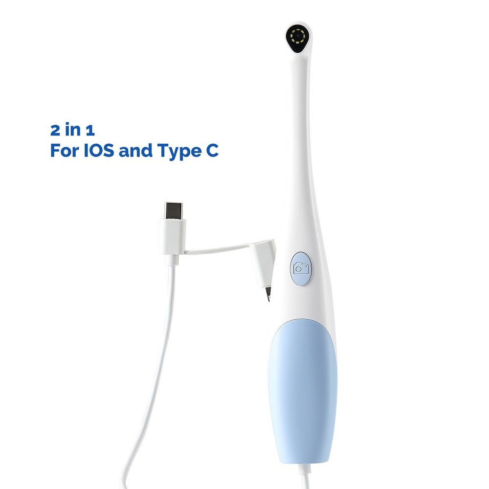 Dental High Resolution Interface Intraoral Camera 8 White Cold Light LEDs USB