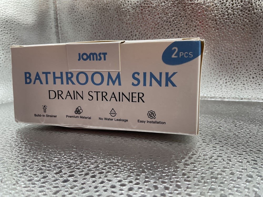JOMST Bathroom Sink Drain Strainer-built in strainer 2 pcs
