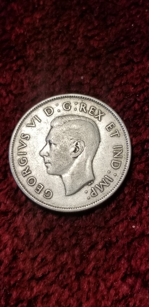 Canada Rare 1937 Silver 50 Cent Idg2.