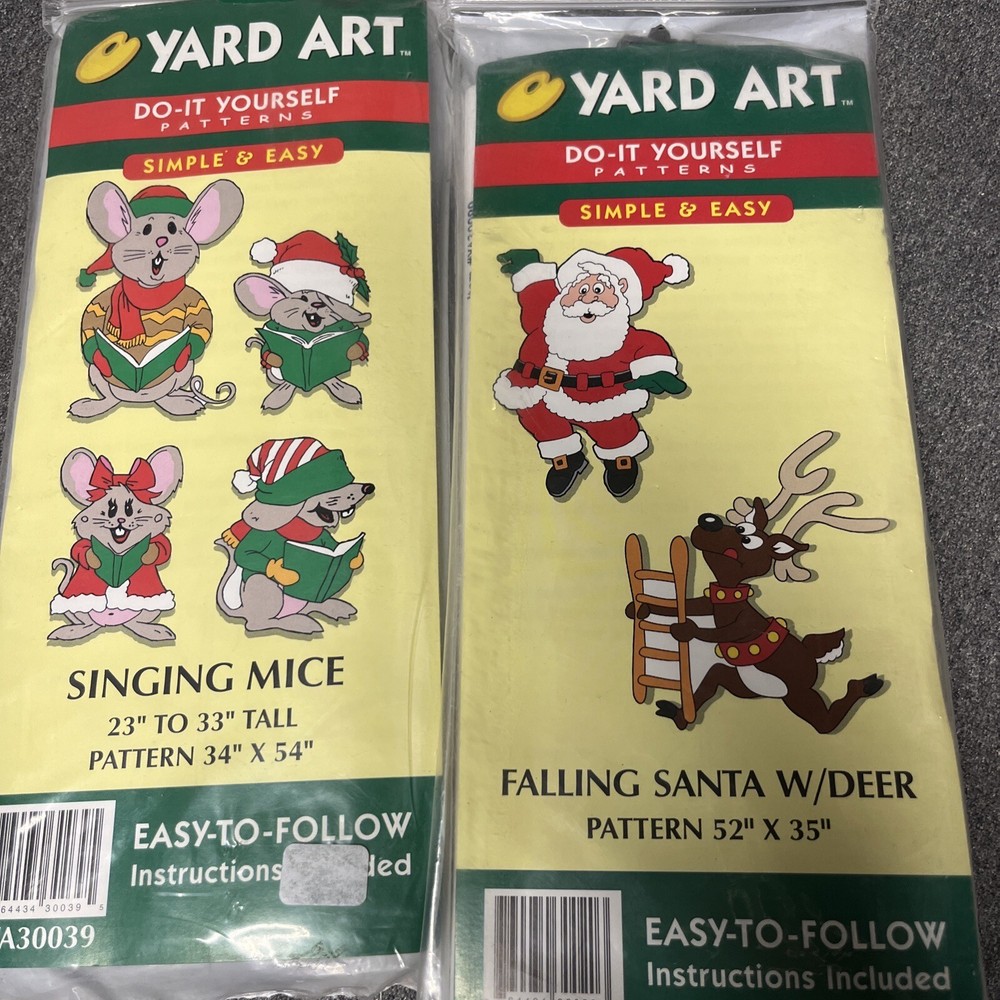 (2) Yard Art Do It Yourself Patterns