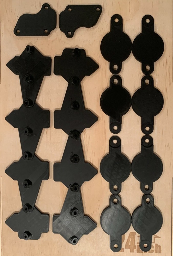 Chevy LS Engine Covers / Block Off Kit (Black)