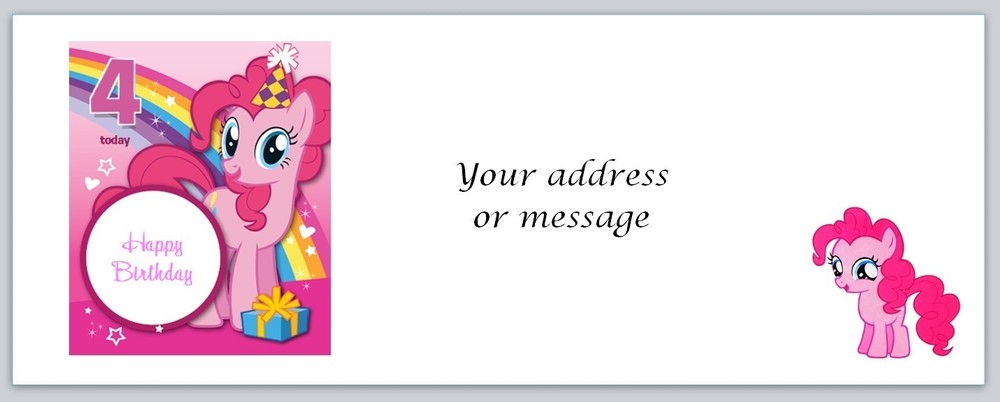 Personalized Address labels My little Pony  (c 89)
