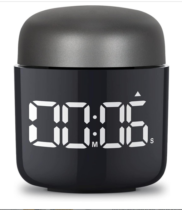 PINGKO Digital Kitchen Timer Visual Countdown Alarm Loud Sound Large LED Display