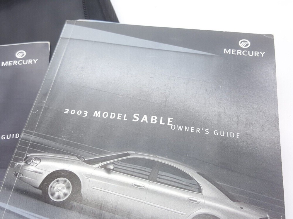 2003 MERCURY SABLE Original Manual / User Guide / Owner Operator Book