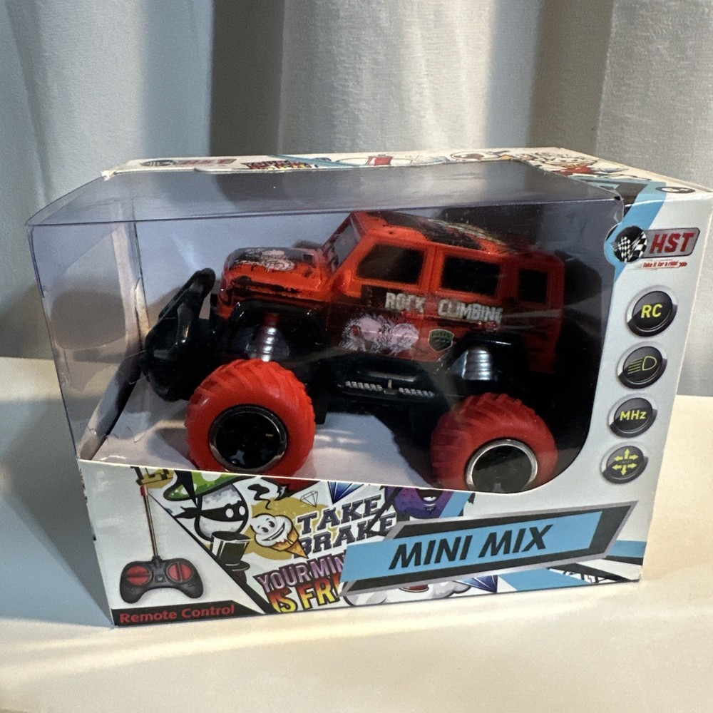 Mini Mix Beginner RC Truck 1:43 Scale - Red