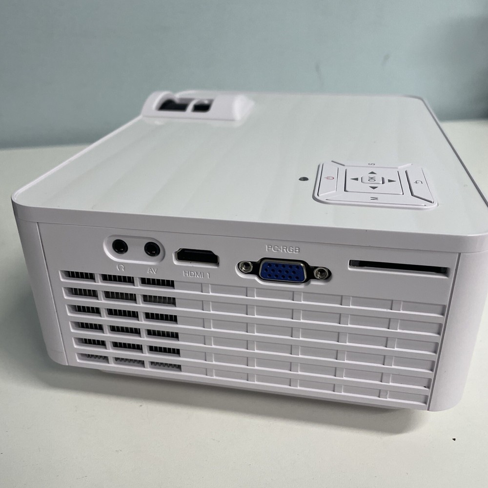 TOPVISION Projector 7500L Portable Mini Projector Return/ Projector only Works G