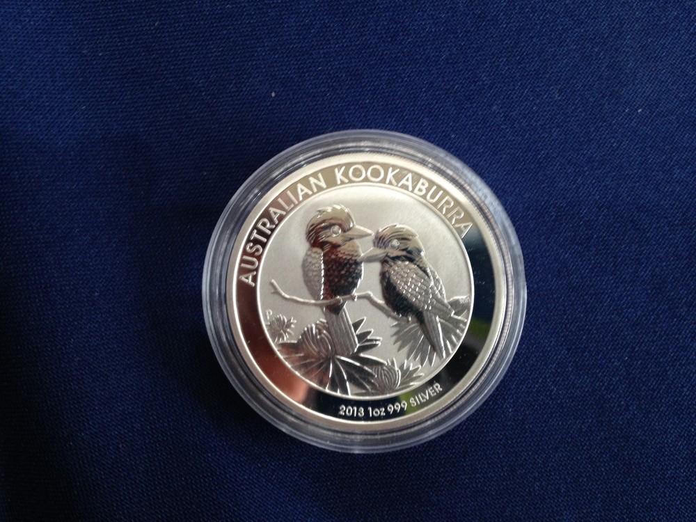 2013 Australia $1 Silver Koookaburra Gem BU One Ounce E5977