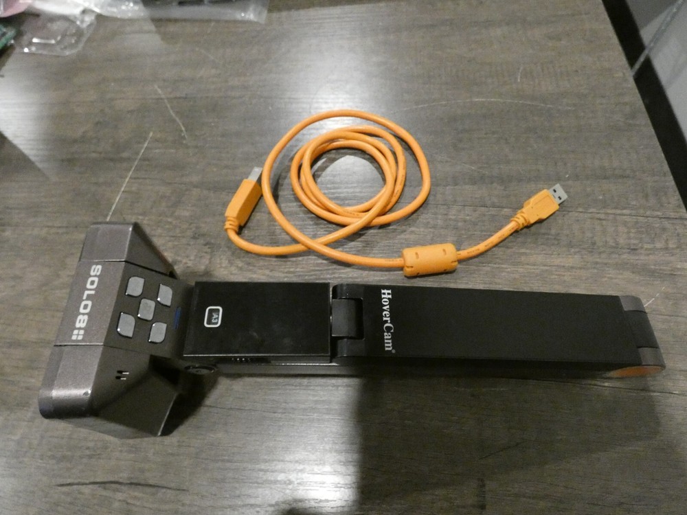 Hovercam Solo 8Plus 8+ Plus Document Camera Scanner 13MP Resolution & USB Cable