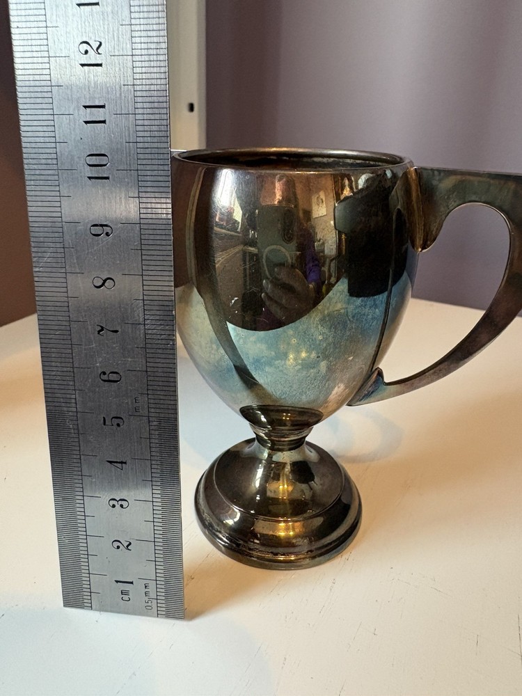 Small Silver Plated Trophy Cup