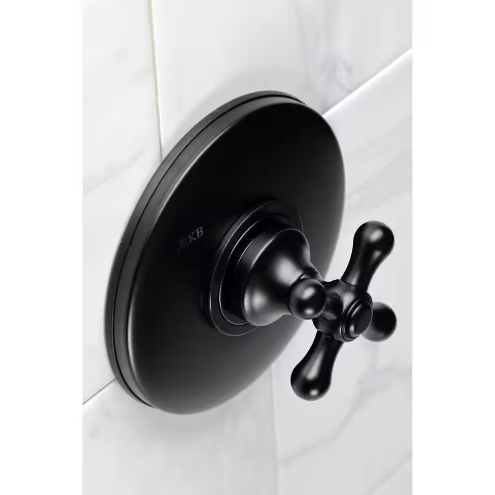 Vintage Single-Handle Volume Control in Matte Black