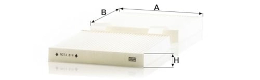 MANN-FILTER CU 19 004 Cabin Air Filter - Particulate Filter