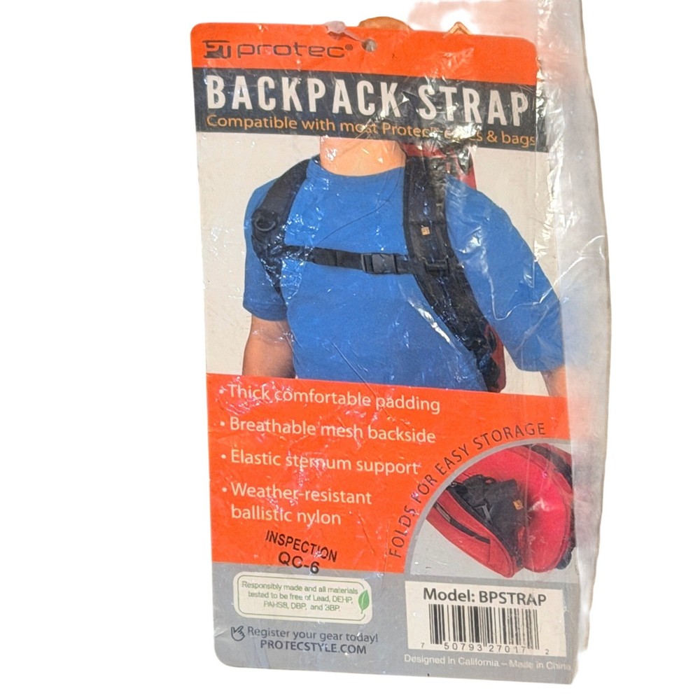 Protec BPSTRAP Padded Backpack Strap Replacement for Instrument Cases Musician