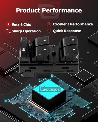 20945224 Front Left Power Window Switch Driver Side Master Power Window