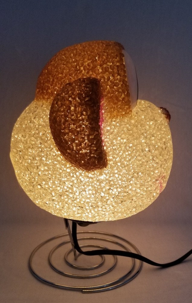 Monkey Face Popcorn Lamp Spring Base 8.75" TALL