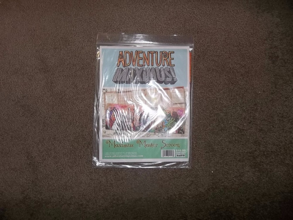 Adventure Maximus RPG Maximus Master Screen