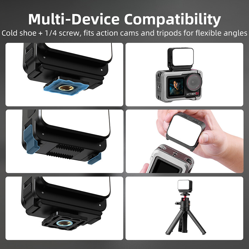 Magnetic Quick Release Refill Light for DJI Action 5/Action 4